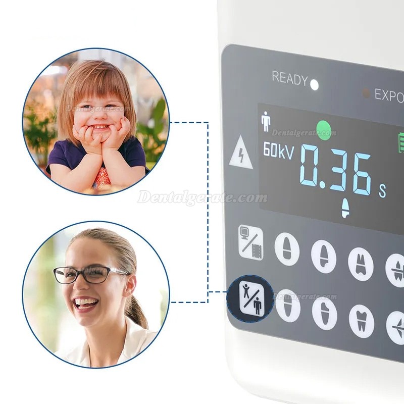 Tragbares Dental R&ouml;ntgenger&auml;t mit eingebautem Bildschirm + Digitaler Intraoral R&ouml;ntgensensor